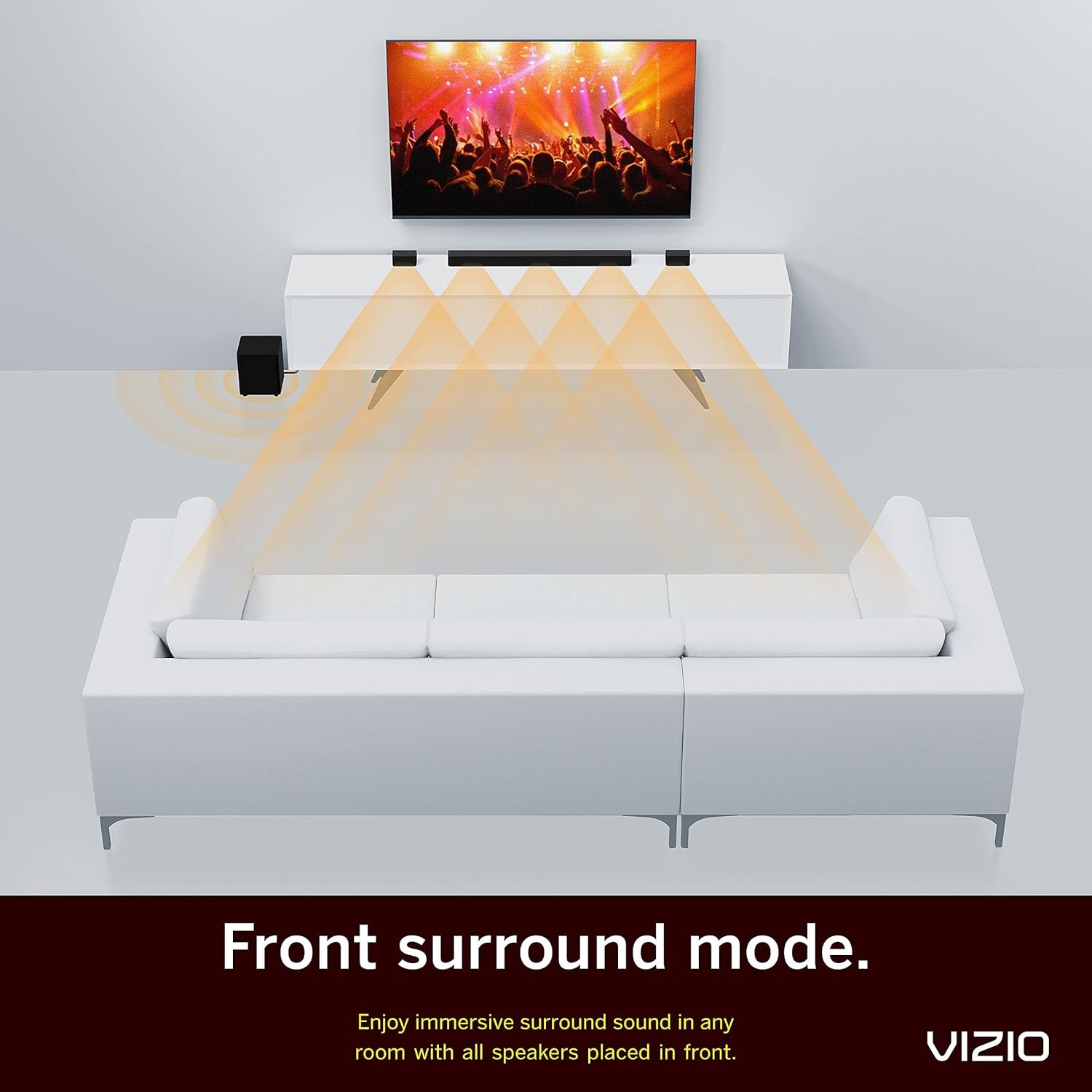 Vizio M51ax-J6 5.1 Channel 36" Soundbar System w/ Wireless Sub & Rear Speakers
