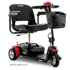 PRIDE MOBILITY SCOOTER GO-GO ELITE SCOOTER 3 WHEEL W/CHARGER, 12ah BATTERIES...