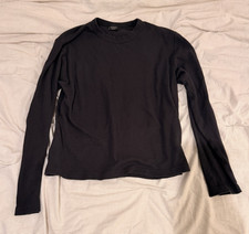 Cotton On Cropped Fit Ribbed Long Sleeve Shir...