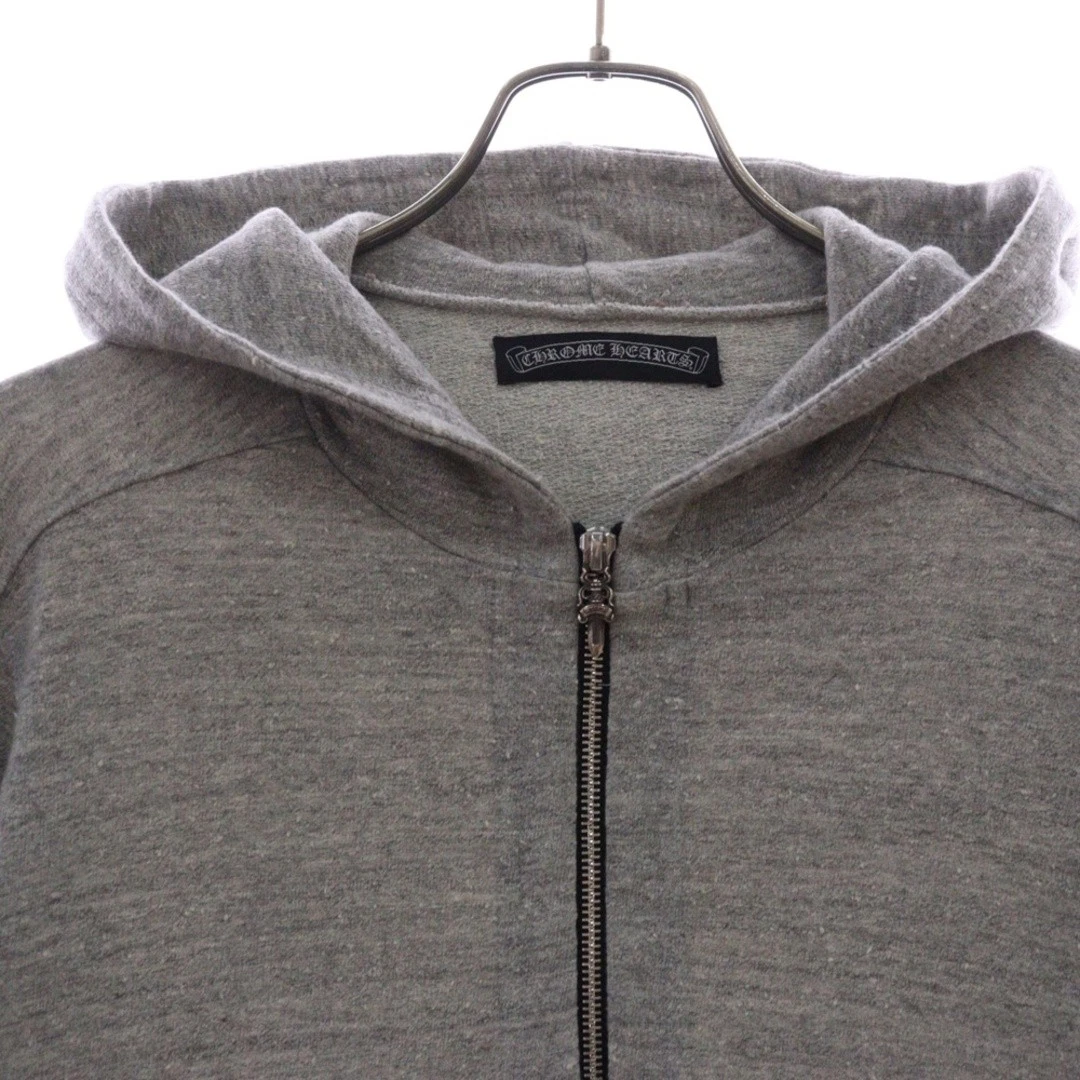 Felpa con cappuccio Chrome Hearts Oldza mez zipss cross patch usata807a25b20cac133d458cc1c4