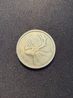 1954 Canadian Silver 25 Cents Coin