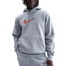 Nike Felpa da Uomo con Cappuccio Club Bb Grigia Taglia M Codice HV0854-063