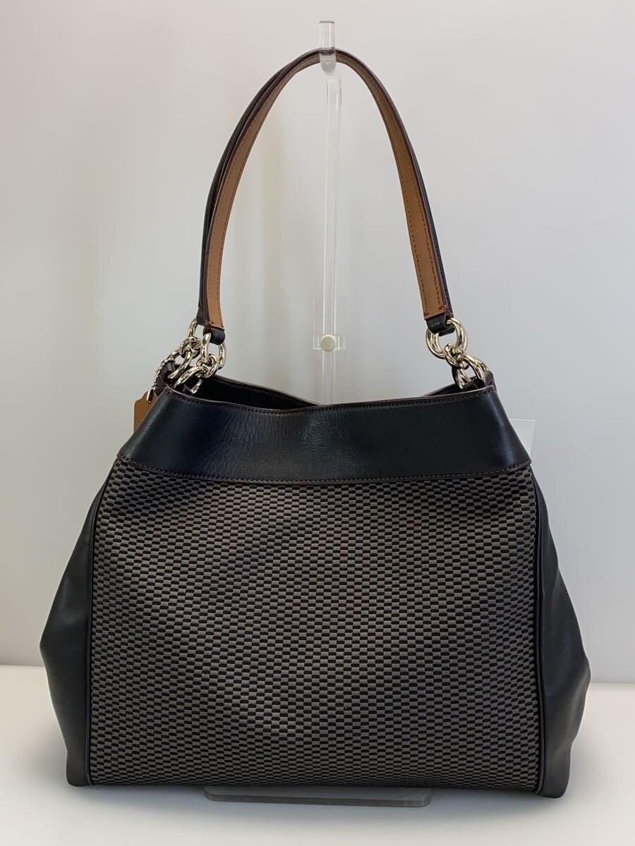 COACH Shoulder Bag in Exploded Reps Leather (NVY) thumbnail 3