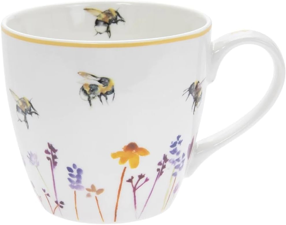 The Leonardo Collection Busy Bees Breakfast Mug Jennifer Rose Gallery, Tea and