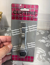 Quetime Quartz Digital LCD Wristwatch Silver ...