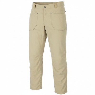 HAGLOFS Women Trekking Pants EU44 W36 Beige Low Rise Cord Zip Polyamide Regular