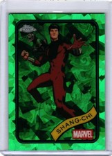 2025 Topps Chrome Sapphire Edition Marvel #159 Shang-Chi Green /99