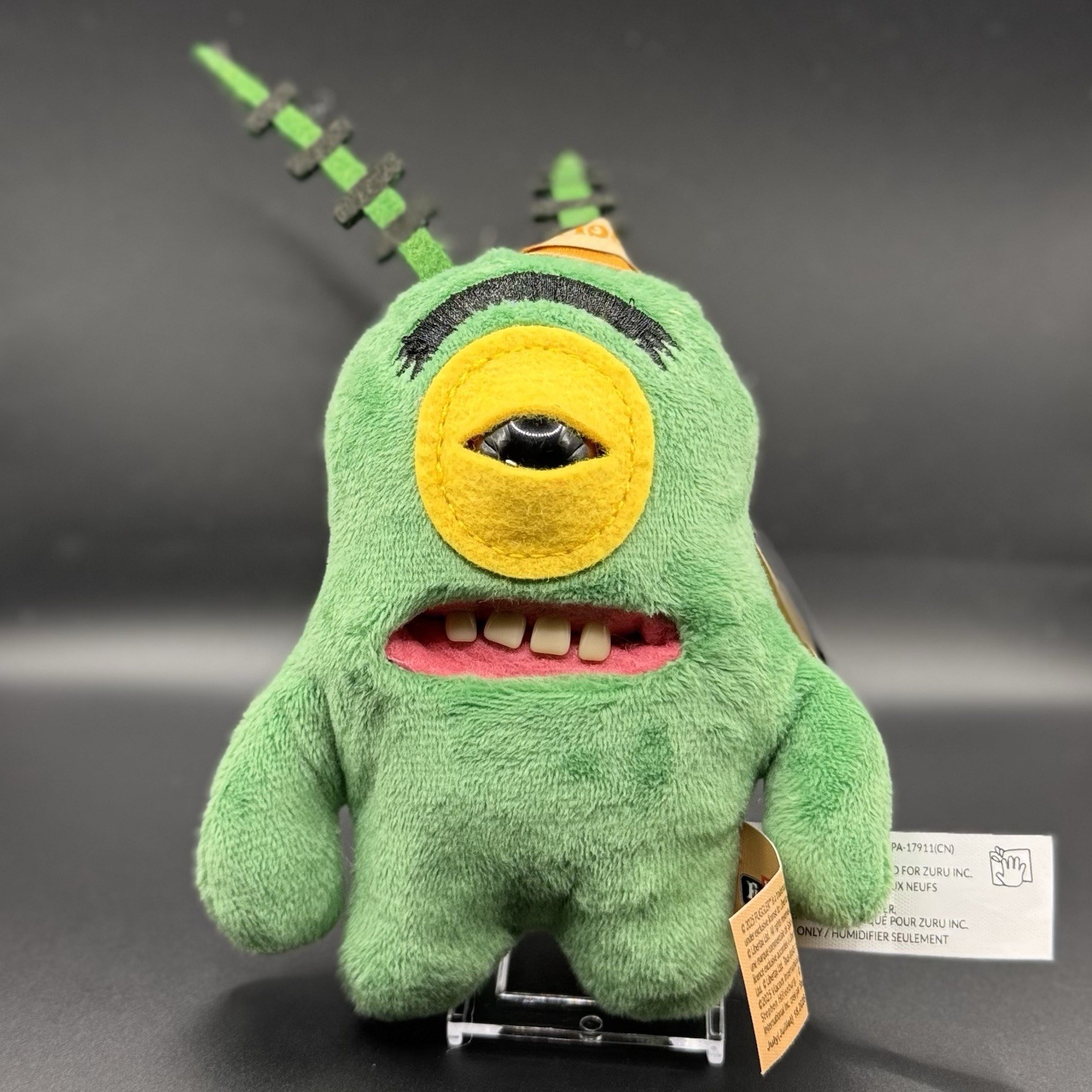 Zuru Fuggler Spongebob SquarePants PLANKTON Plush 5” NWT   In Hand