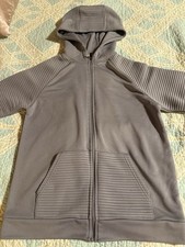 Gray Zip Up Hoodie Kids Size 14-16