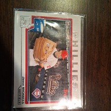 2004 Topps JASON MICHAELS "Giant Glove" Funny Card Mickey Hatcher 1986 Throwback