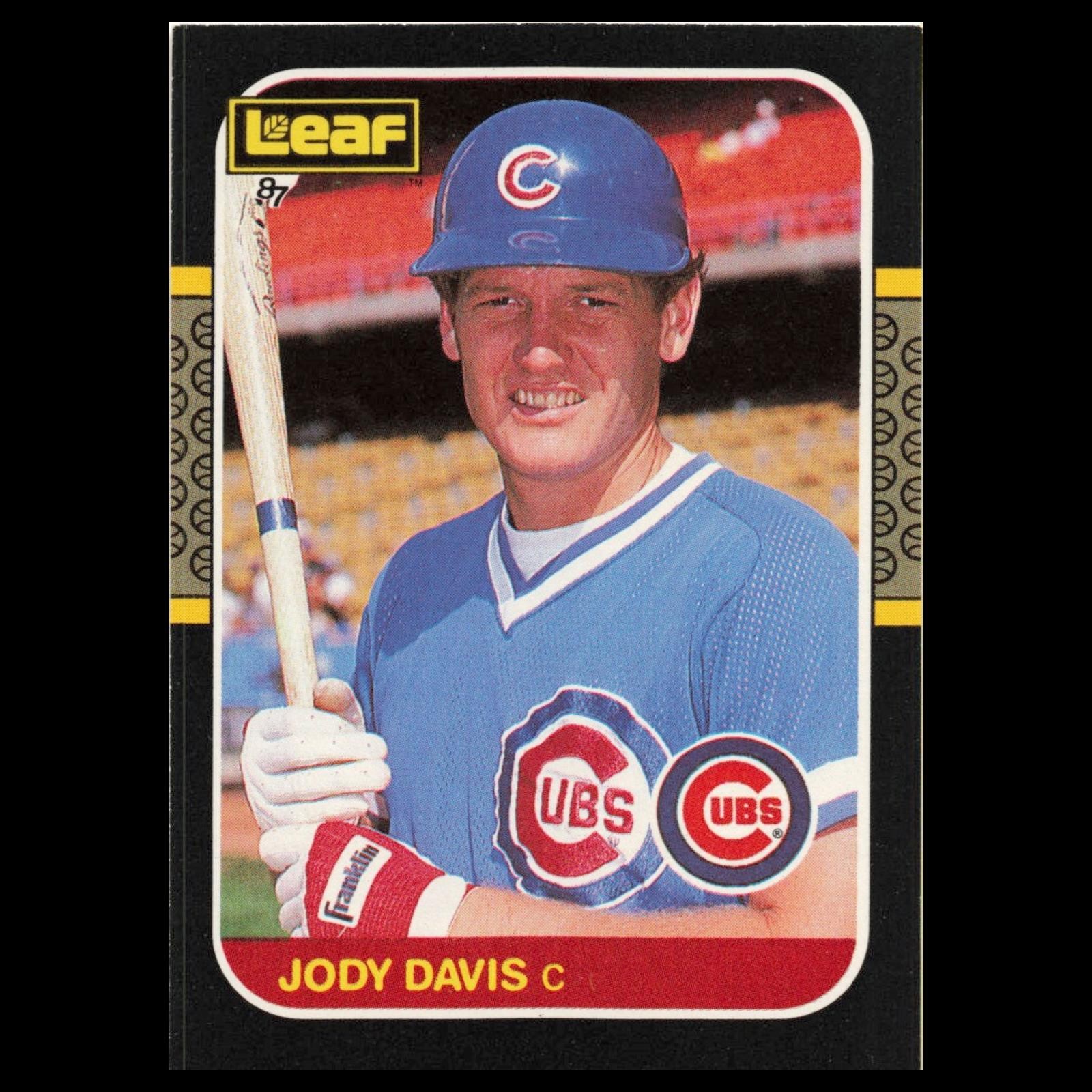 Jody Davis #48 1987 Leaf Chicago Cubs Baseball Card MLB NM