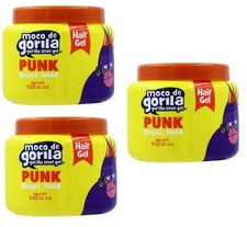 BL Moco De Gorila Snot Hair Gel Punk 9.52oz Jar Yellow X 3 Packs