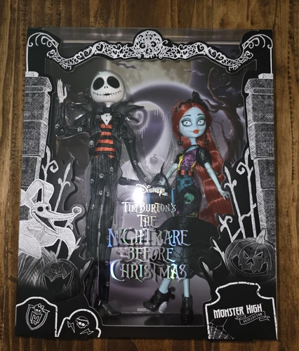 Monster High Skullector The Nightmare Before Christmas Jack & Sally Dolls NEW