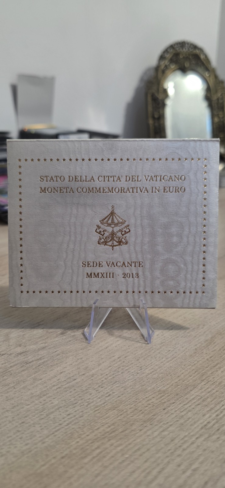 BLISTER 2 EURO VATICAN 2013 SIEGE VACANT SEDE VACANTE COMMEMORATIVE NEUF