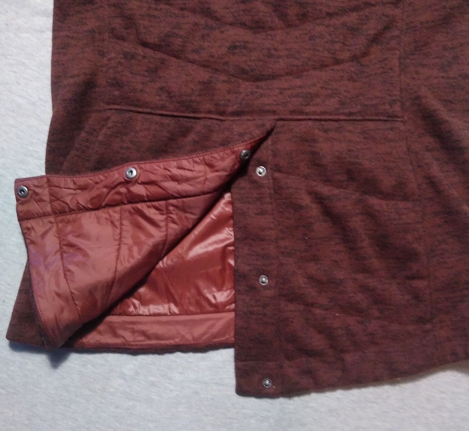 North Face Women’s Osito Insulated Hooded Jacket NF0A2VGB Medium Burgundy Parka