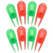 8 Pcs Golf Fork Tool Equipment Green Repair Divot Tools Ball Marker