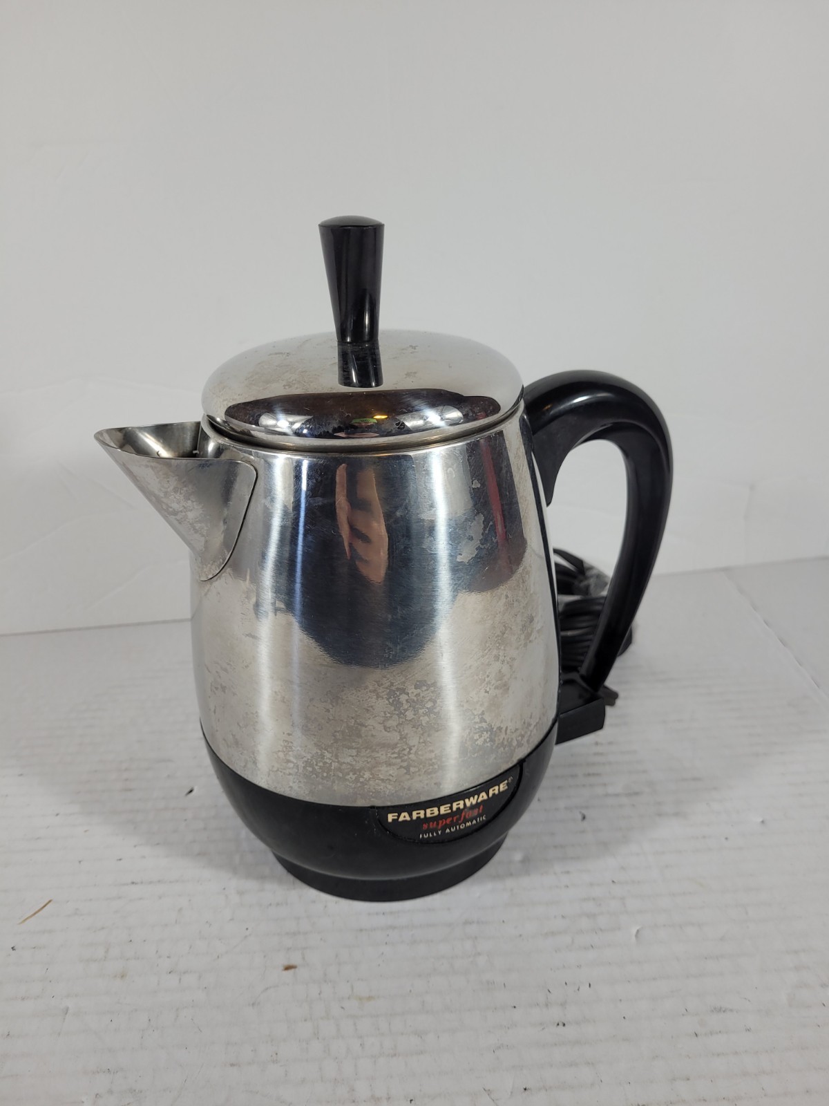 Vtg Farberware Super Fast Automatic Coffee Percolator 134 Te