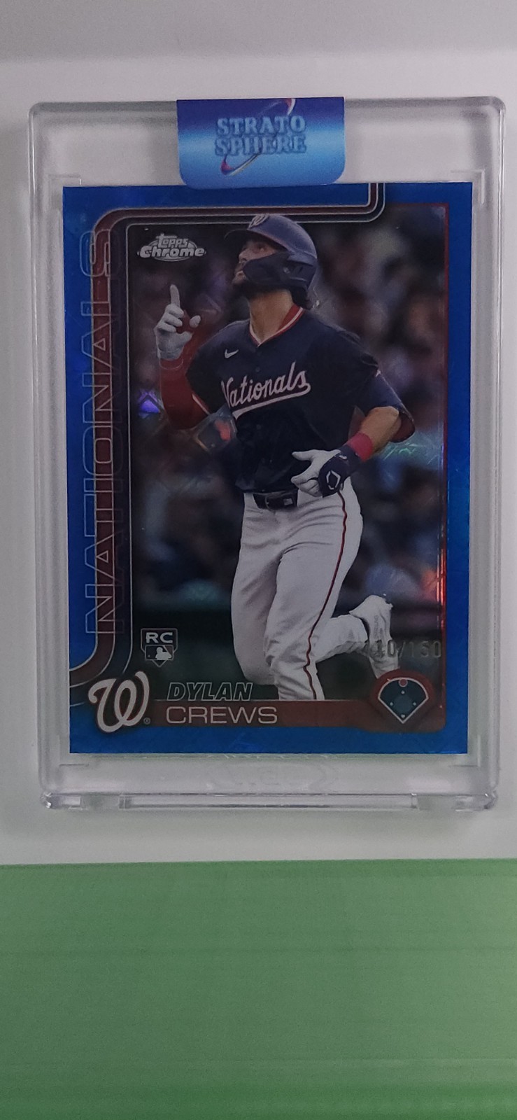 2025 Topps Chrome Dylan Crews RC Blue Refractor /150 #146