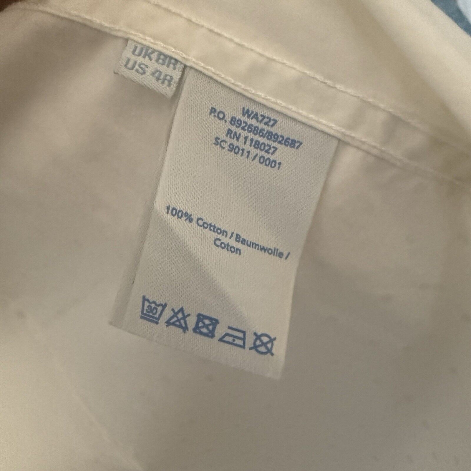 Boden The Classic Shirt Metallic Polka Dot Size 4 White Gold