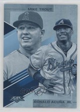 2019 Topps Fire Lasting Legacies Blue Chip Ronald Acuna Jr Acuña Mike Trout 4l8
