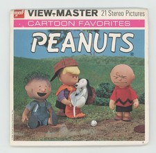 The Wonderful World of Peanuts 1960's GAF View-Master Packet B-536