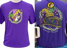 Buc-ee&rsquo;s Mardi Gras 2026 Let The Good Times Roll purple 2 side shirt VK10253