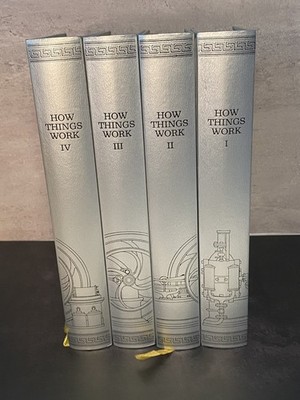 Vintage How Things Work Books 1-4 Complete Hardcover Set Roger Jean Segalat