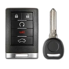 For 2008-2013 Remote Key Fob + B111-PT Key for Cadillac CTS DTS OUC6000066