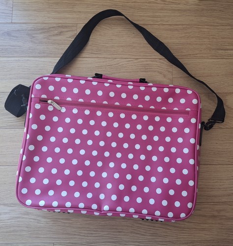 Pink Polka Dot School Bag/Laptop Bag - Olliepops - 第 2/4 張圖片