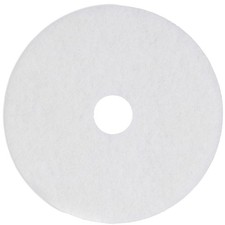 Case of 5 Sanico MVP Base Hit 18" White Polishing Floor Pad Super Polish