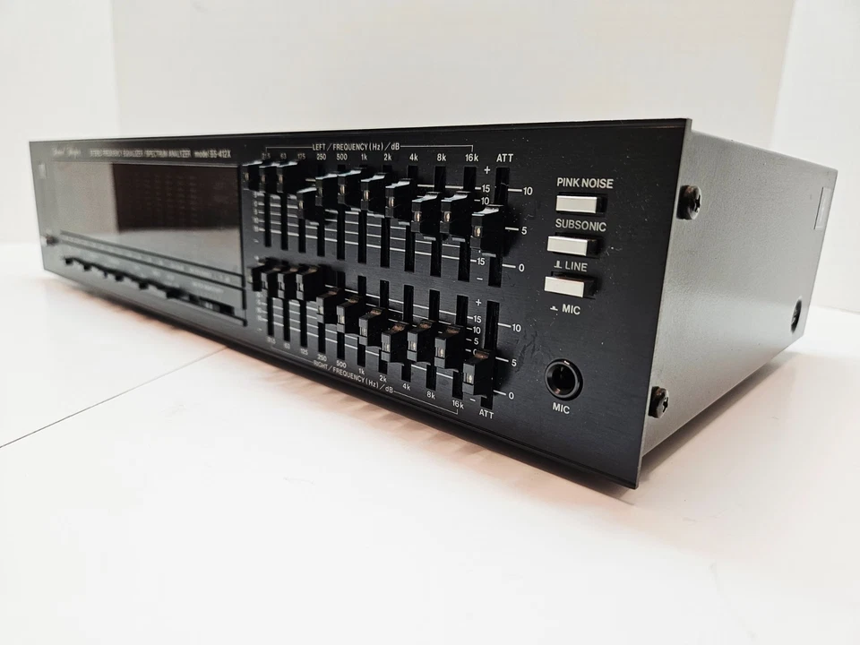 Rare ADC Sound Shaper SS-412X Stereo Frequency Equalizer Spectrum Analyzer - Image 3 of 4