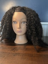 20" kinky curly human hair wig
