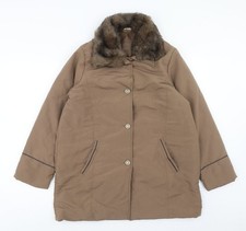 Womens UK Size 14 Claire Neuville Brown Jacket
