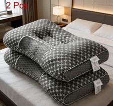 2 Kopfkissen Orthopädisches Kissen Ergonomisches Nackenkissen Kopfkissen Kissen