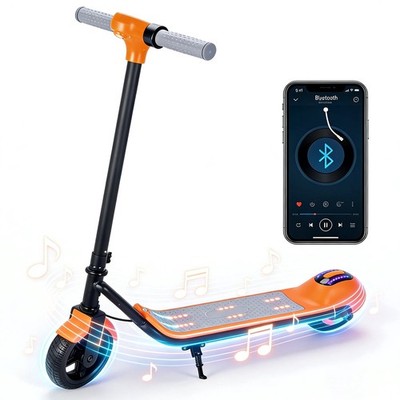 Electric Scooter for Kids Aged 6-12 150W Motor 9 mph Max Speed 6.5'' Soild Tires