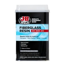 J-B Weld Fiberglass Resin Quart for Bath Marine Auto Repairs