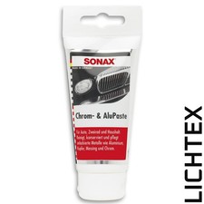 SONAX Chrom Alu Paste Poliermittelhaltige Korrosion Entferner Pflegepaste 75 ml 