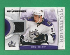 JACK JOHNSON 2007-08 Hot Prospects JERSEY Hot Materials Kings Rookie Card Fleer*. rookie card picture