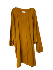 mm6 maison margiela marigold yellow oversize dress size IT44/UK 12 made in italy