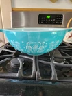Vtg 444 PYREX Amish Butterprint Cinderella 4 Qt Mixing Bowl