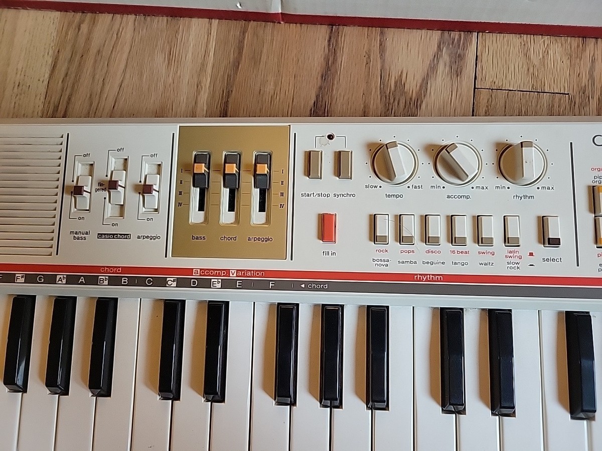 Casio Casiotone MT-65 Keyboard Electronic Original Box No P