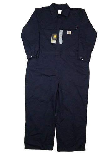 Carhartt FR Unlined Duck Bib Overalls Mens 42x36 Double Knee Work