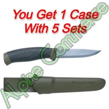 *5-Sets* Morakniv Companion Heavy Duty Carbon Steel 8.8” Knife Green 12494