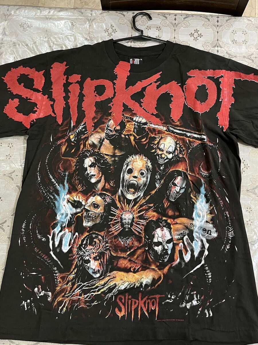 Vintage Slipknot All Over Print RARE BAND T-SHIRT | eBay Vintage Slipknot All Over Print RARE BAND T-SHIRT | eBay