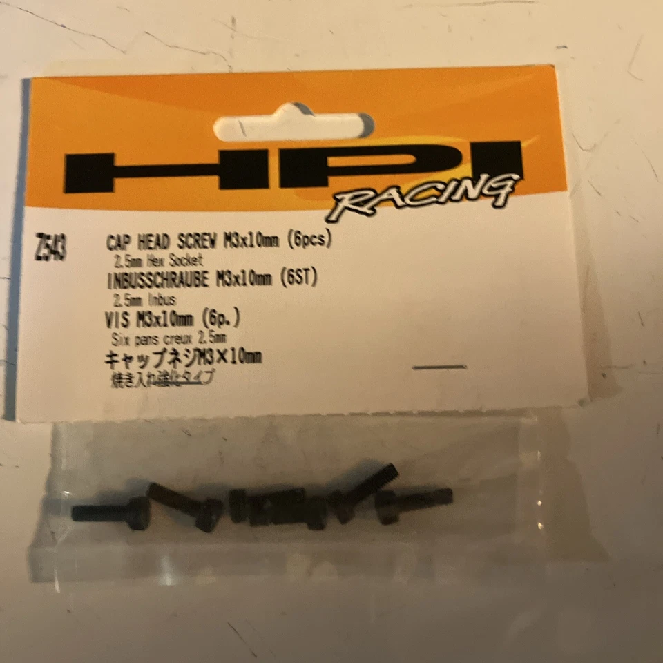 HPI Savage XL Z543 3 x 10 Cap Screws, Z632 Binder Head Screw 4 X 10 mm & Z685 - Image 3 of 4