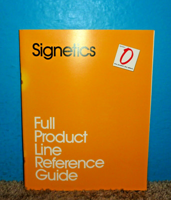 Signetics Book Signetics Full Product Line Reference Guide 1986 | eBay