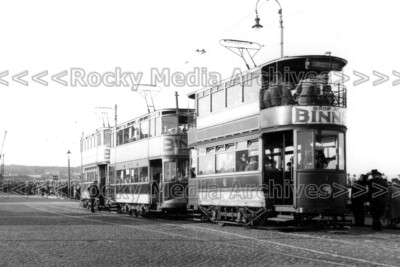 hmm-94 Fawcett Street Tram, Sunderland Corporation Tramways. Foto