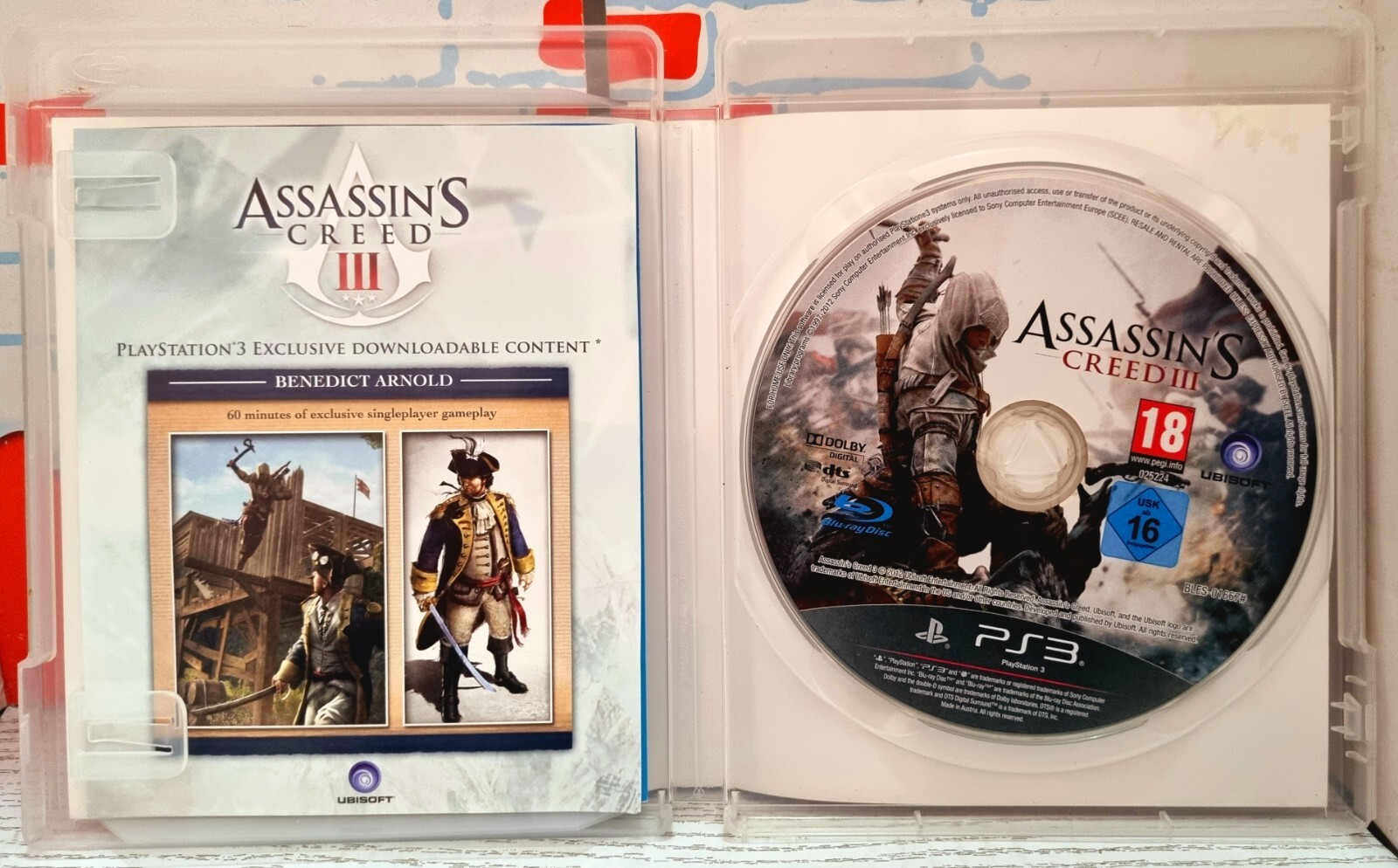 ASSASSIN'S CREED III (3) PS3 PLAYSTATION 3 ITALIANO OTTIME CONDIZIONI - Foto 3 di 3
