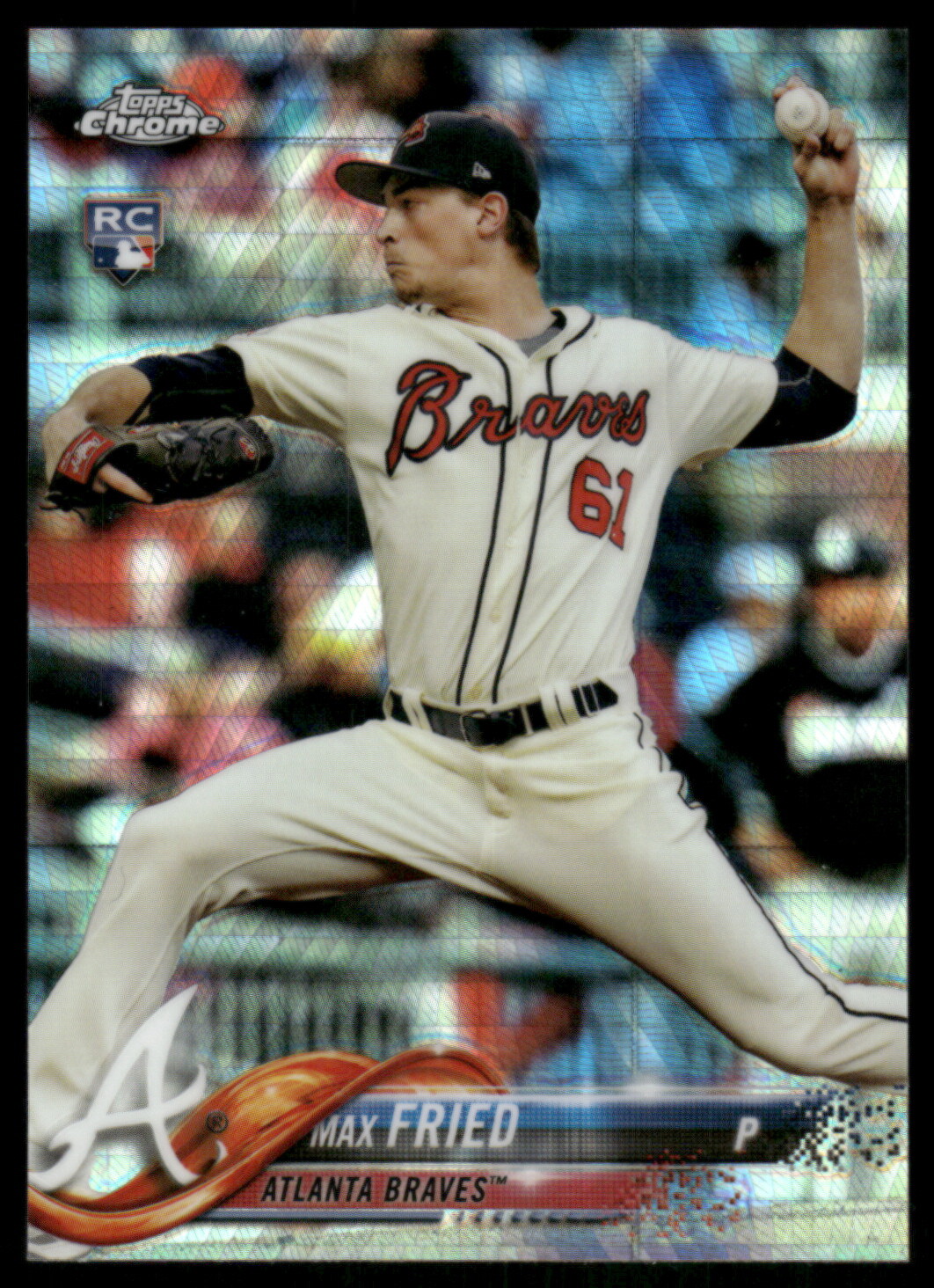 2018 Topps Chrome #66 Max Fried Prism Refractor