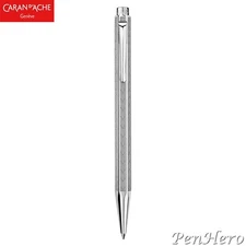 Caran d'Ache Ecridor Chevron Palladium-coated Ballpoint Pen 890.286 